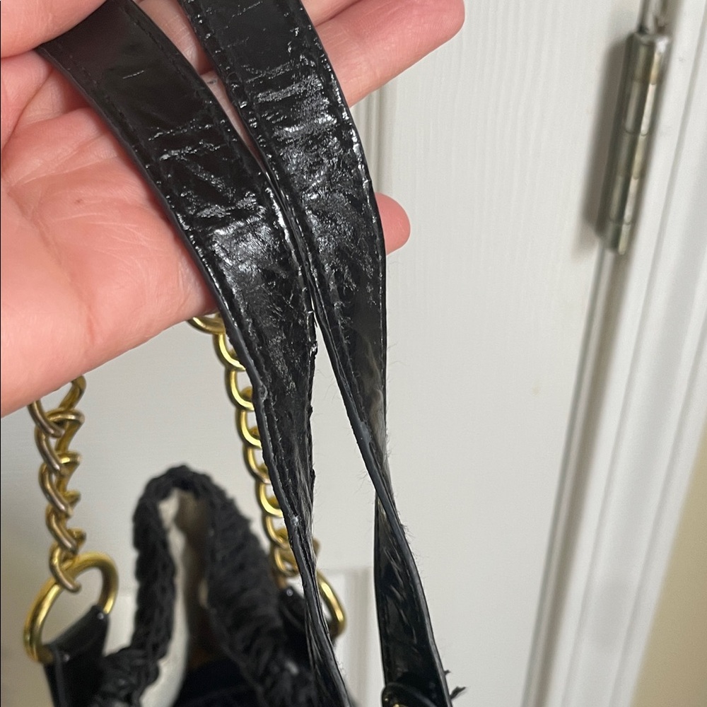 Black and Cream Coastal, Boho Shoulder Bag - Picture 7 of 8